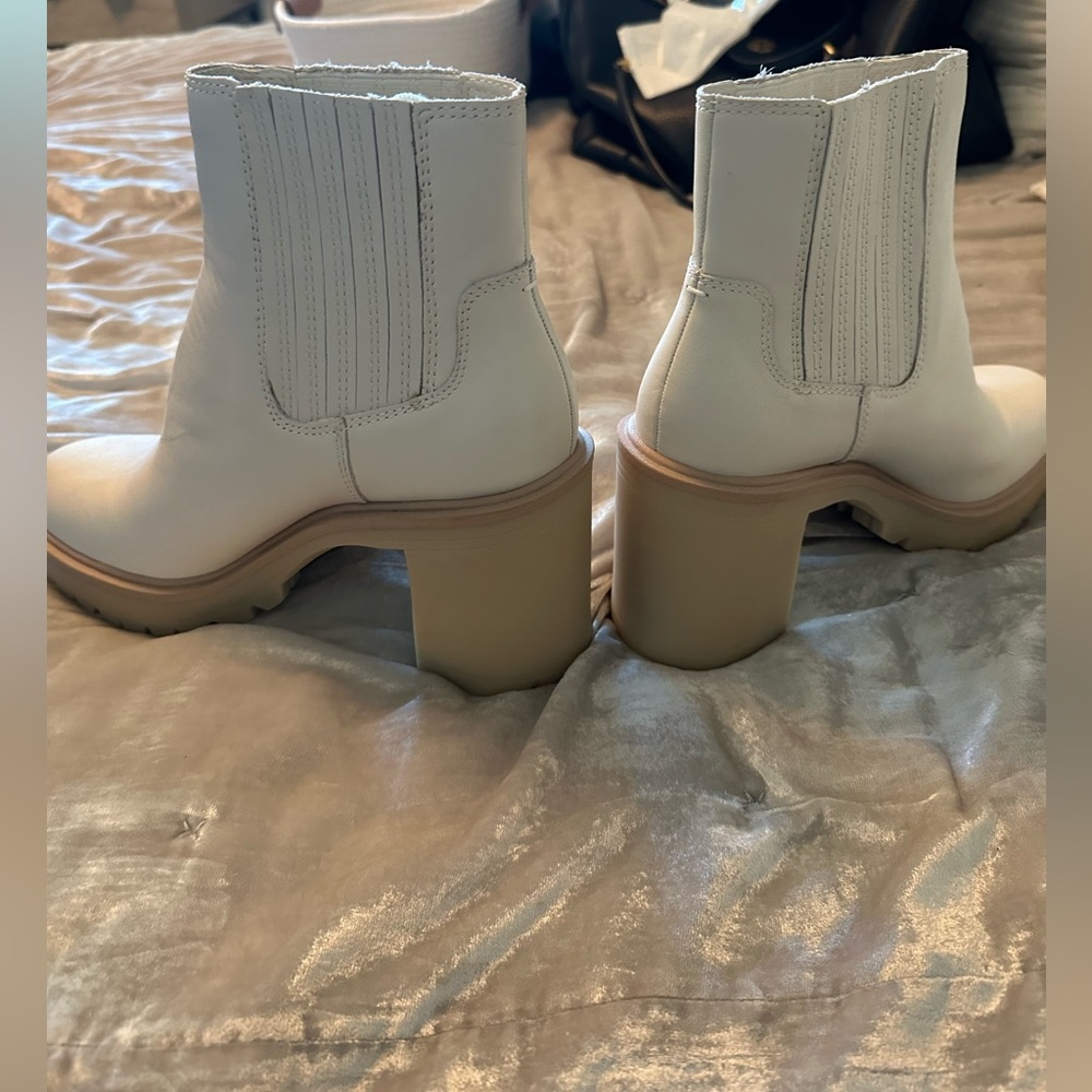 Dolce Vita Caster H2O Ankle Boot Ivory